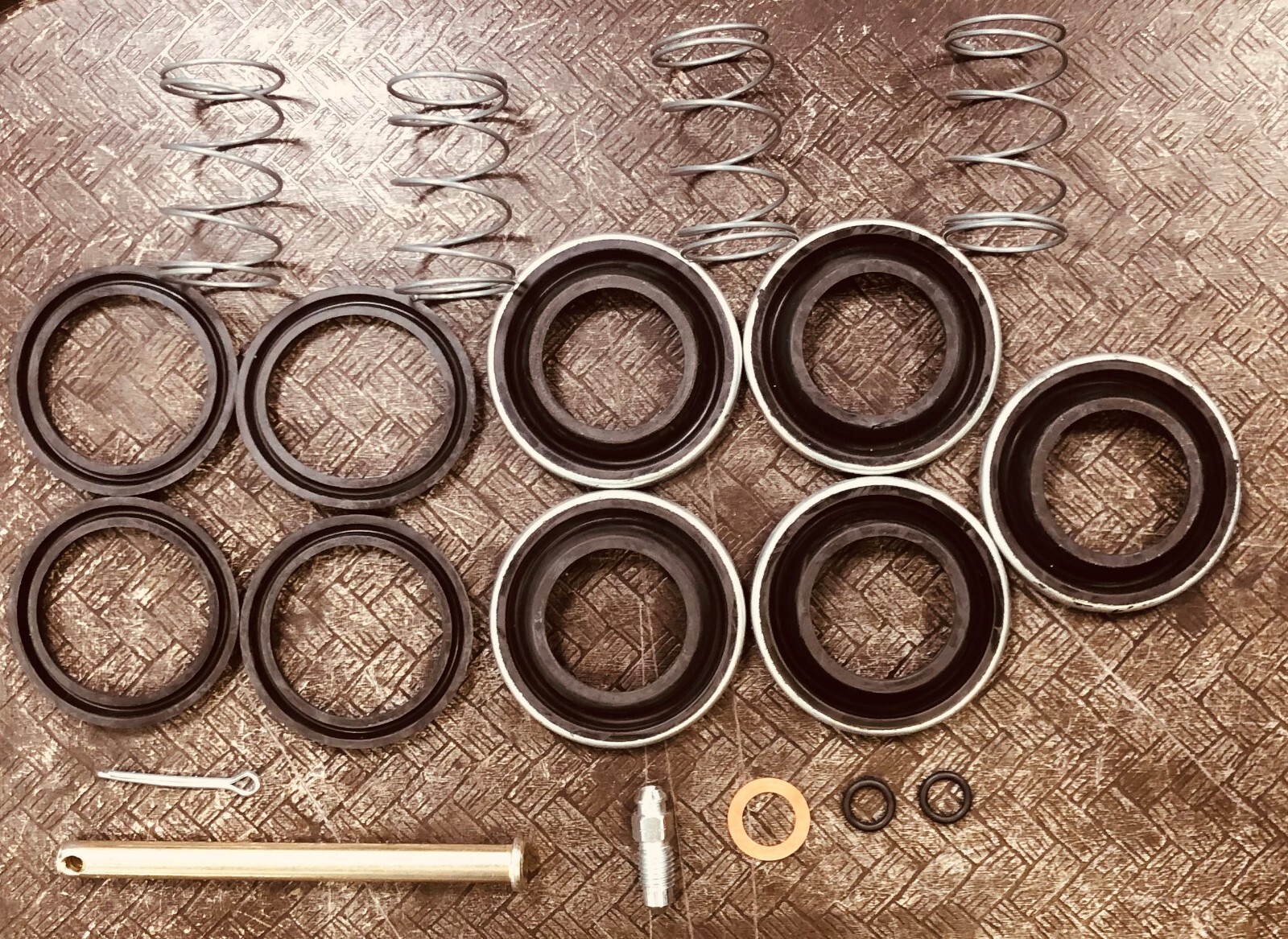 Corvette Front OE Disc Brake Caliper Overhaul Kit, 1965 - 1982, NEW
