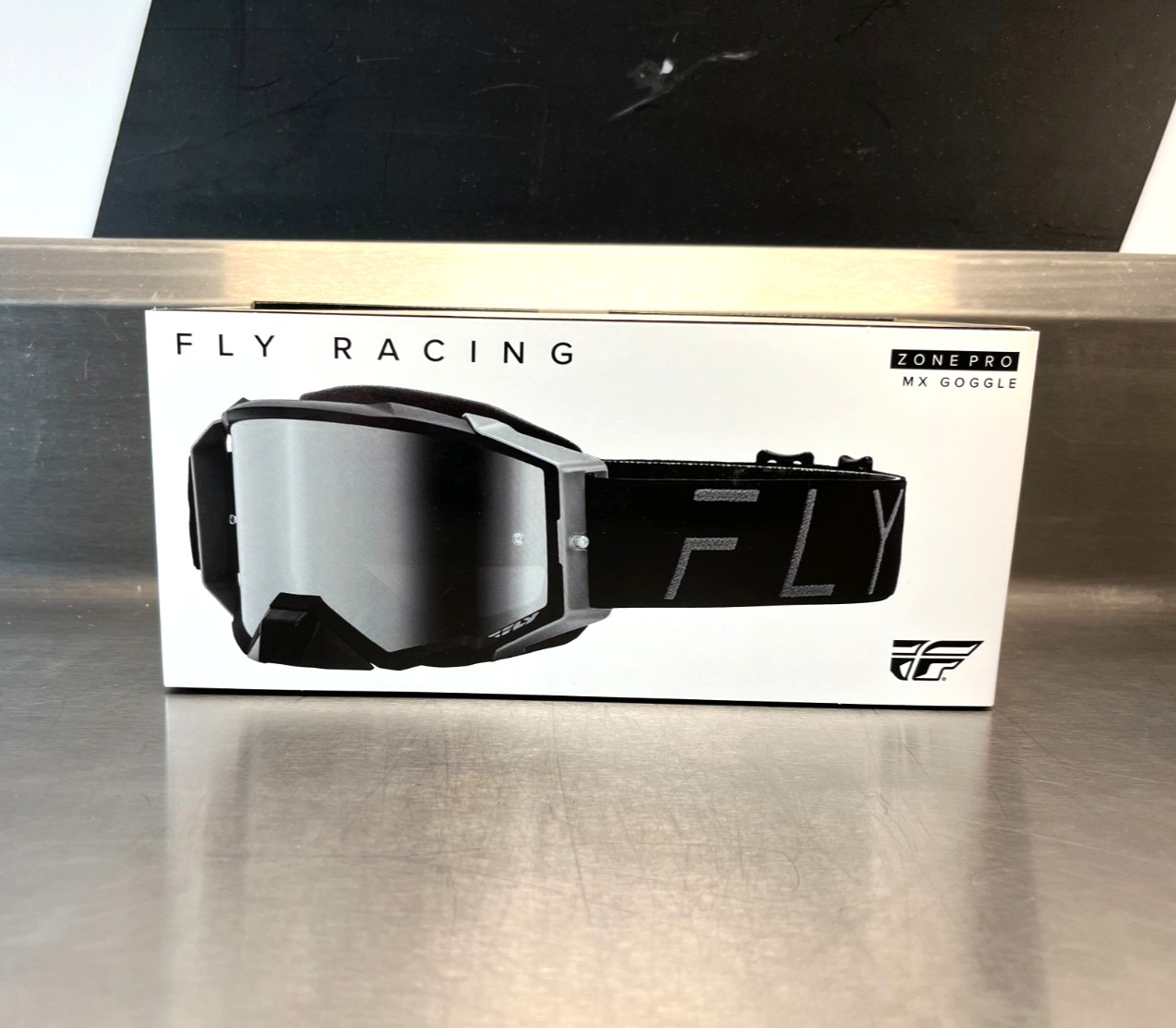 Fly Racing Zone Pro Adult Goggle in Black Mirror / Smoke Lens 37-51908