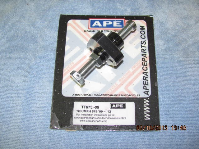 TT675-09  Triumph Street Triple, Street Triple R  APE Manual Cam Chain Tensioner