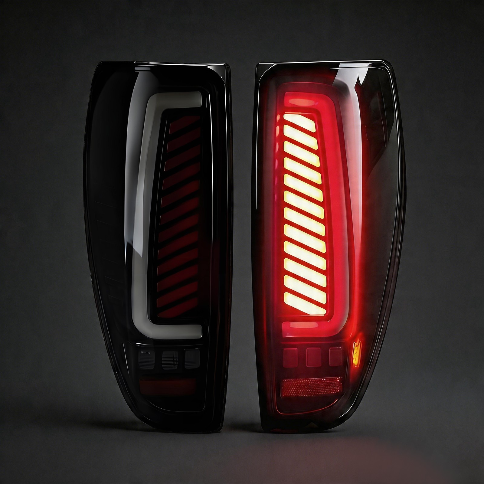 For 04-12 Chevy Colorado GMC Canyon Sequential LED Tail Lights Turn Signal Lamps