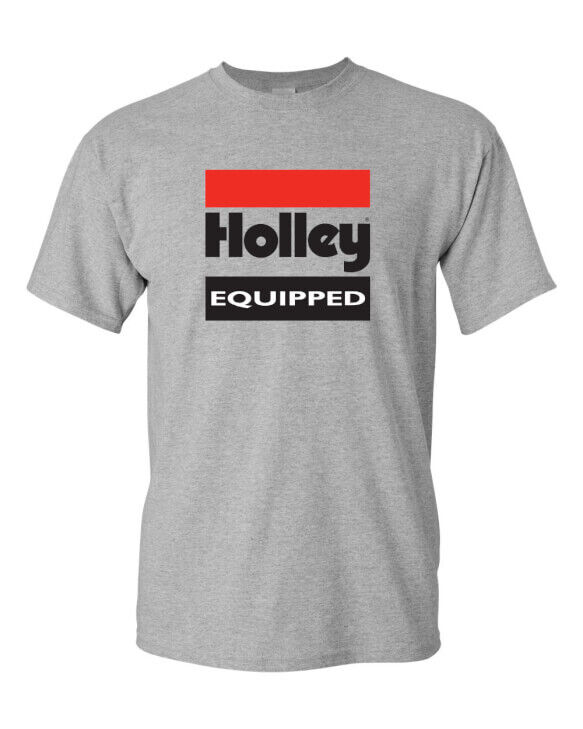 Holley 10022-5XHOL Equipped T-Shirt - Gray