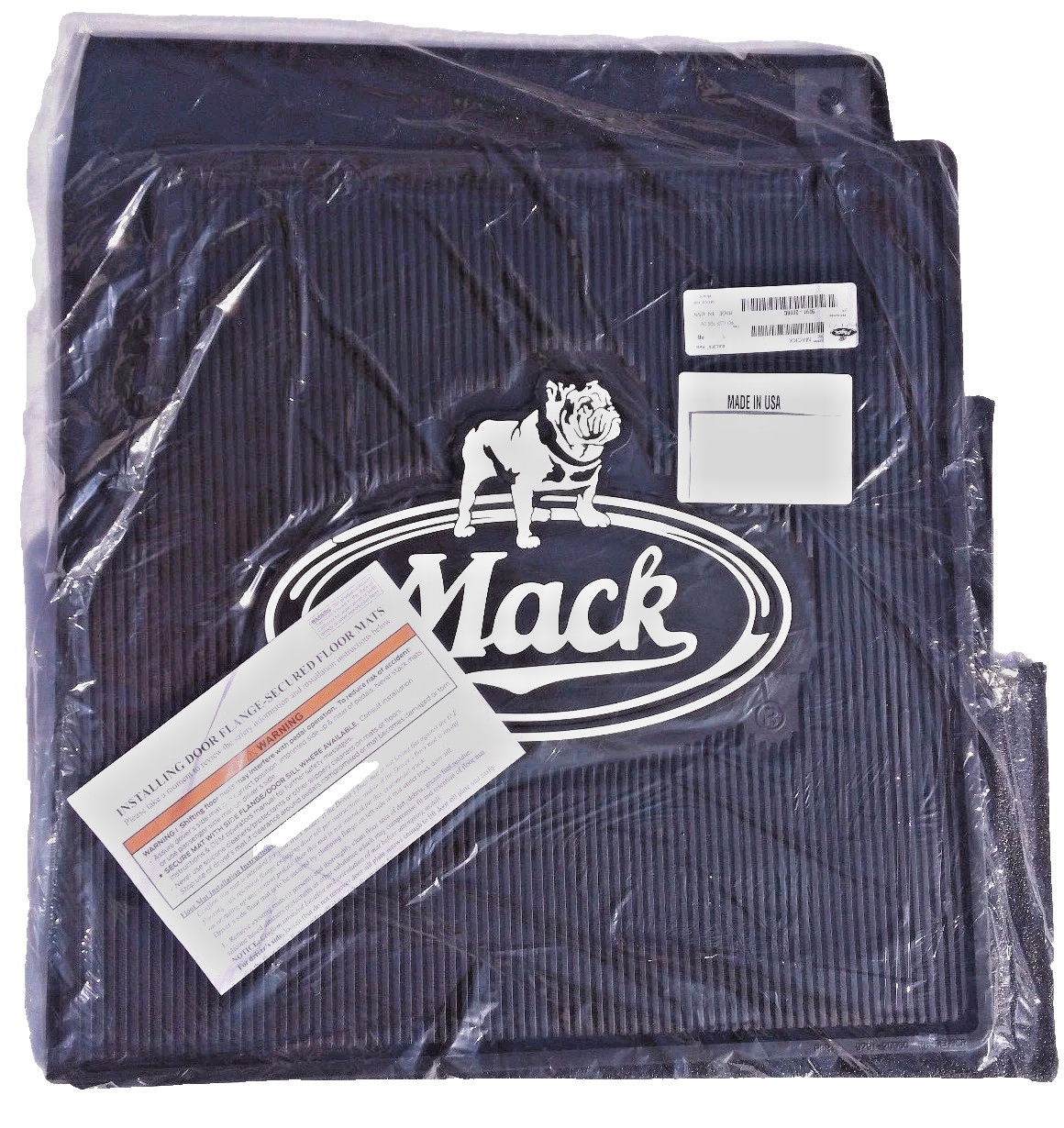 Mack Truck OEM Rubber Floor Mats/Logo Granite, Pinnacle, Vision, Rawhide 2006+