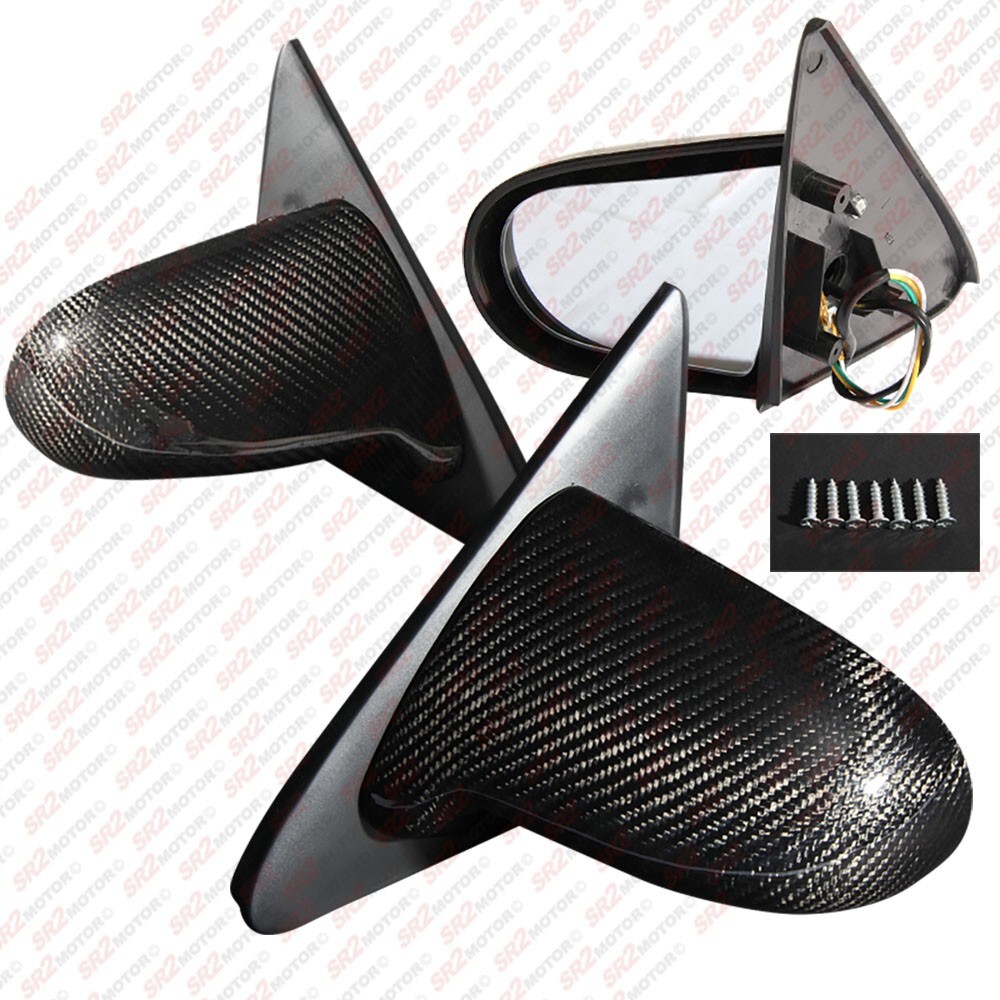For 94-01 Acura Integra 2 Door DC2 Spoon Style Carbon Fiber Power Side Mirror For 94-01 Acura Integra 2 Door DC2 Spoon Style Carbon Fiber Power Side Mirror