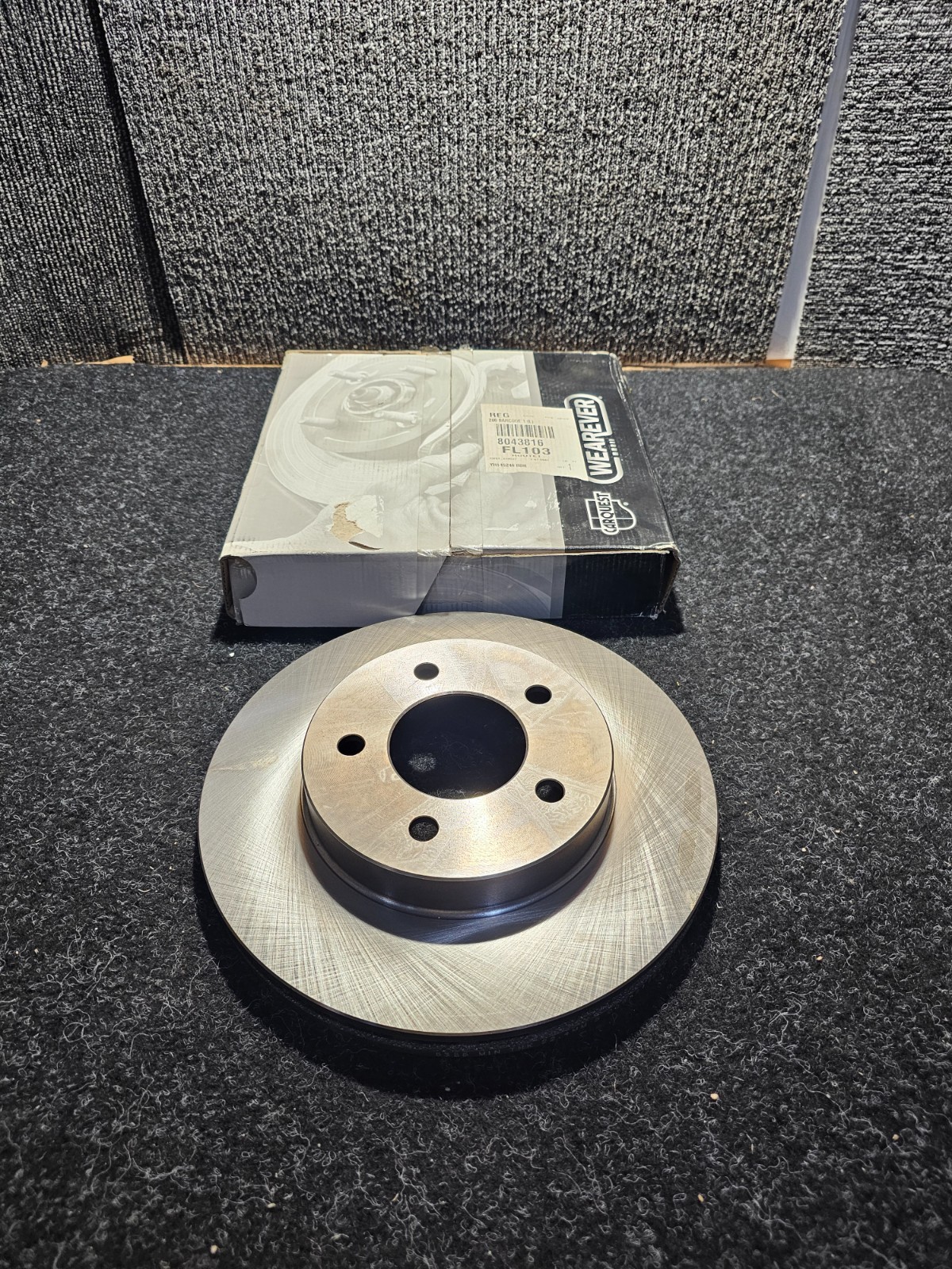 (QTY 2) Carquest YH145246 Front Disc Brake Rotor For 1994-1997 Chrysler LHS
