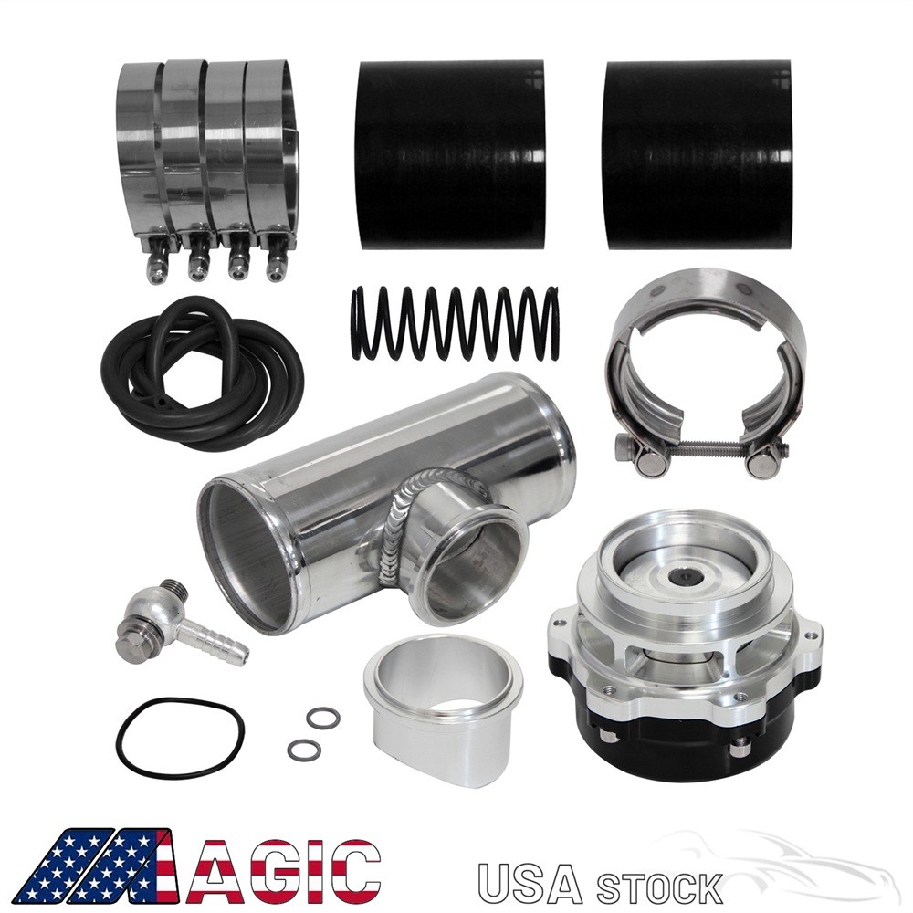 50MM 35PSI Boost V-Band Turbo Blow Off Valve BOV + 3\ 50MM 35PSI Boost V-Band Turbo Blow Off Valve BOV + 3\