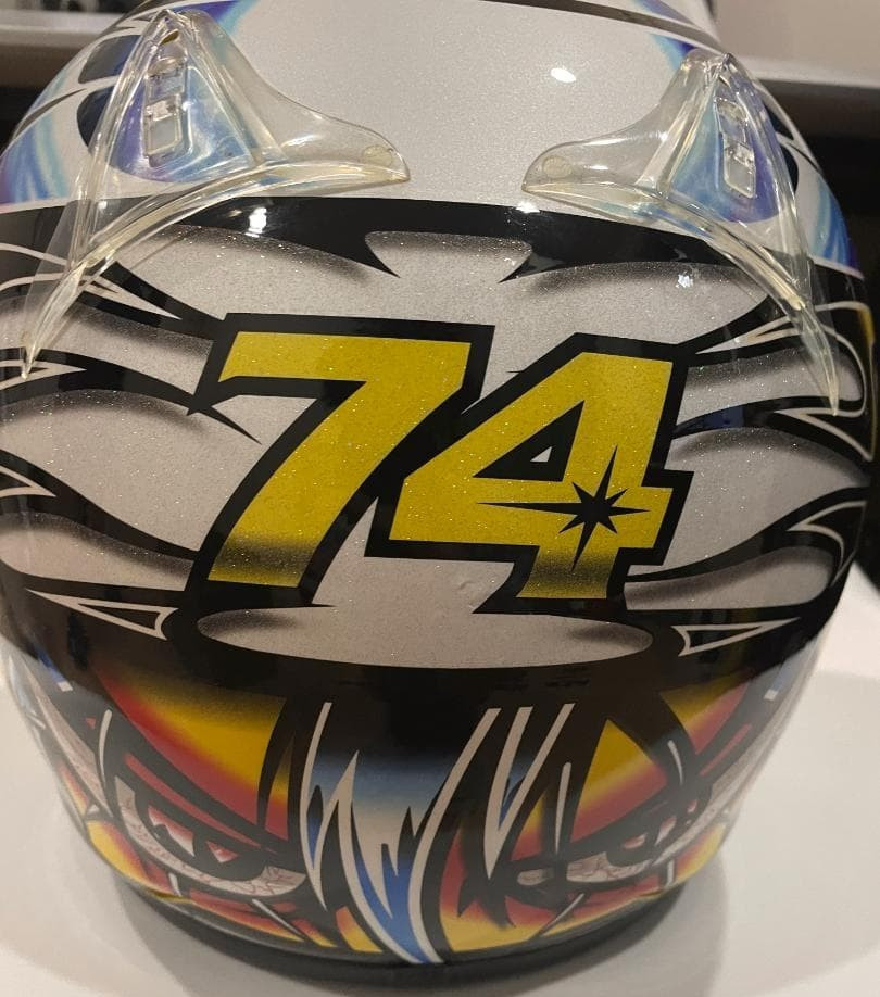 SHOEI X-Eleven X-11 Daijiro Kato Yellow Big Eye YF Design L Size Unused Storage
