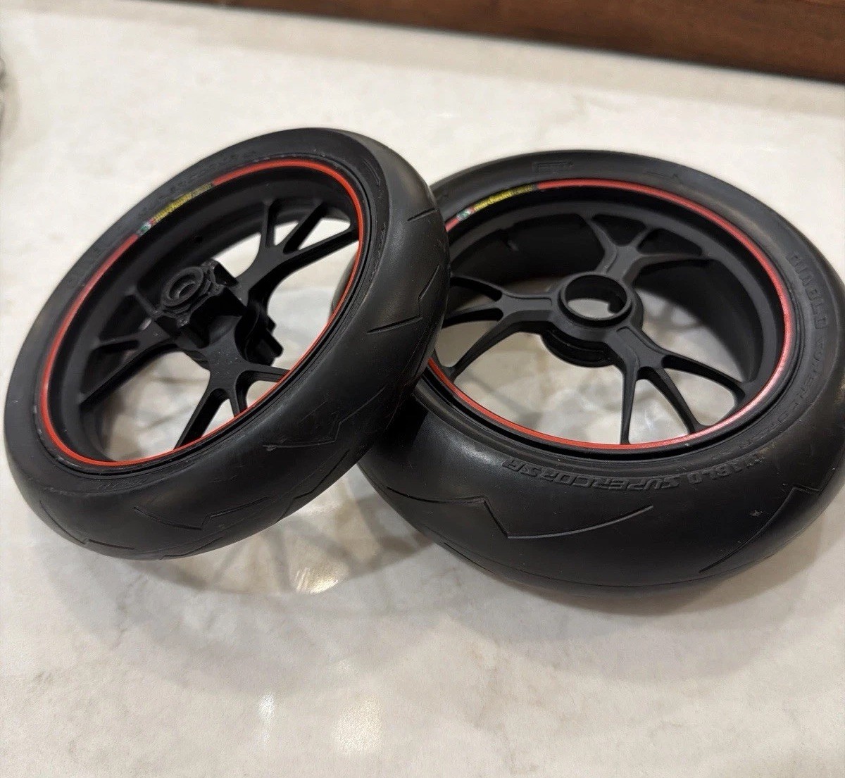 Marchesini Forged Ducati Pirelli Diablo Supercorsa Mini Demo Motorcycle Wheels