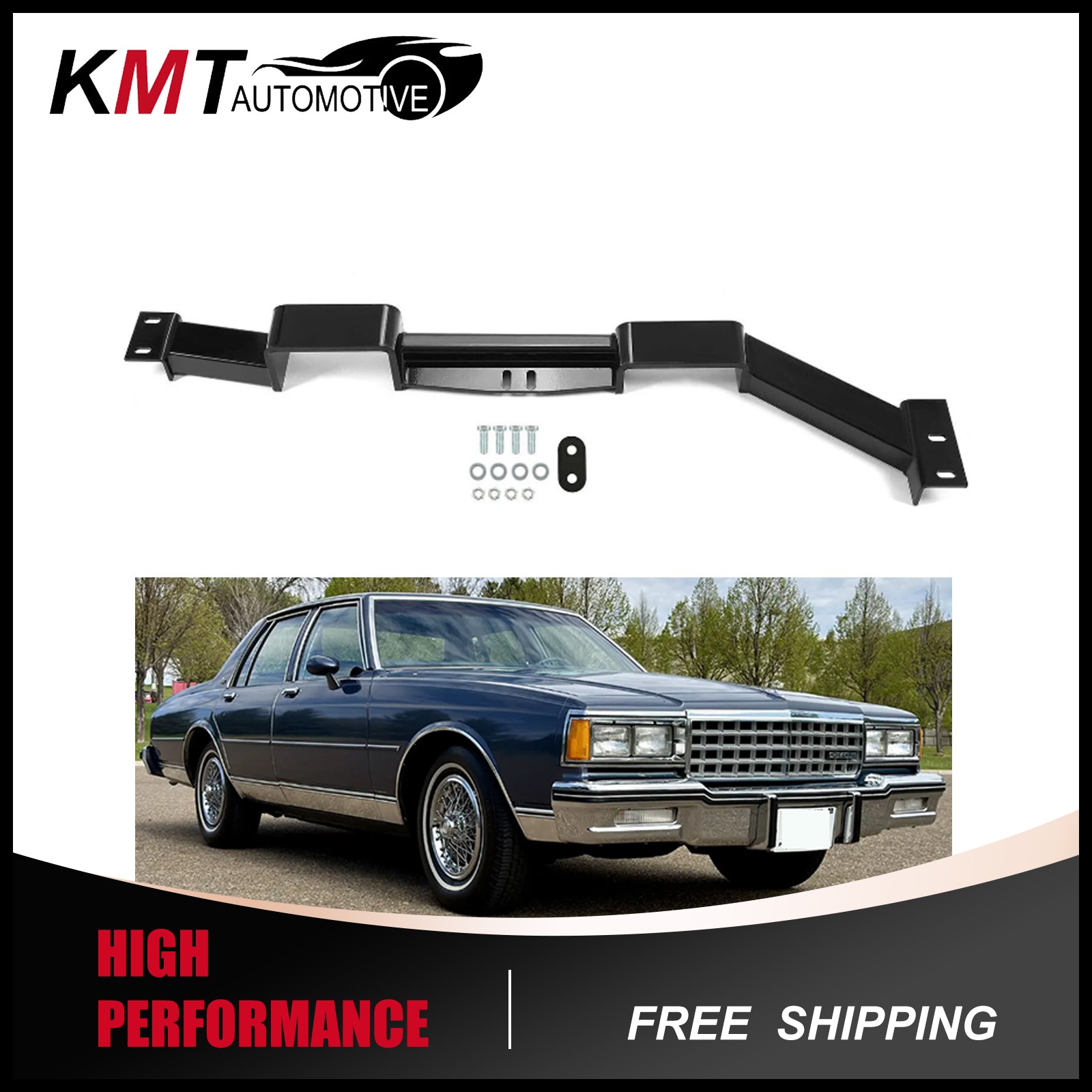 New Steel Transmission Crossmember Replacement for 1977-1990 B-Body GM-2 Mount