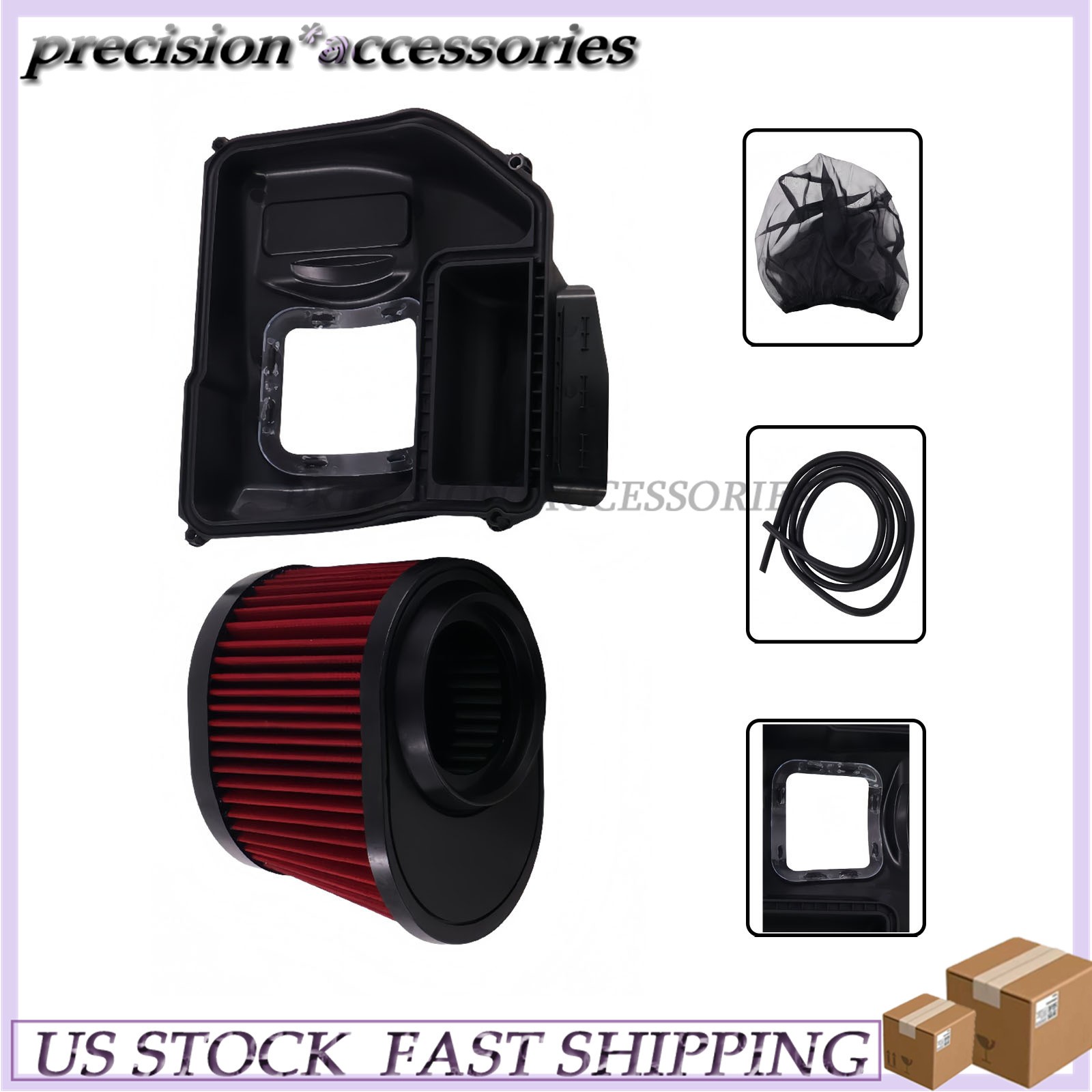 422233 For 2021-2024 Ford Bronco 2.3 2.7L Roush Cold Air Intake Induction System 422233 For 2021-2024 Ford Bronco 2.3 2.7L Roush Cold Air Intake Induction System