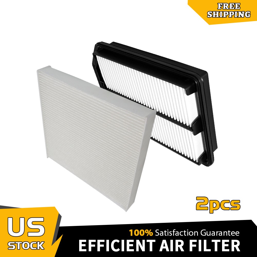 1x Engine & 1x  Cabin Air Filter for Honda CR-V 2007 2008 2009 L4 2.4L
