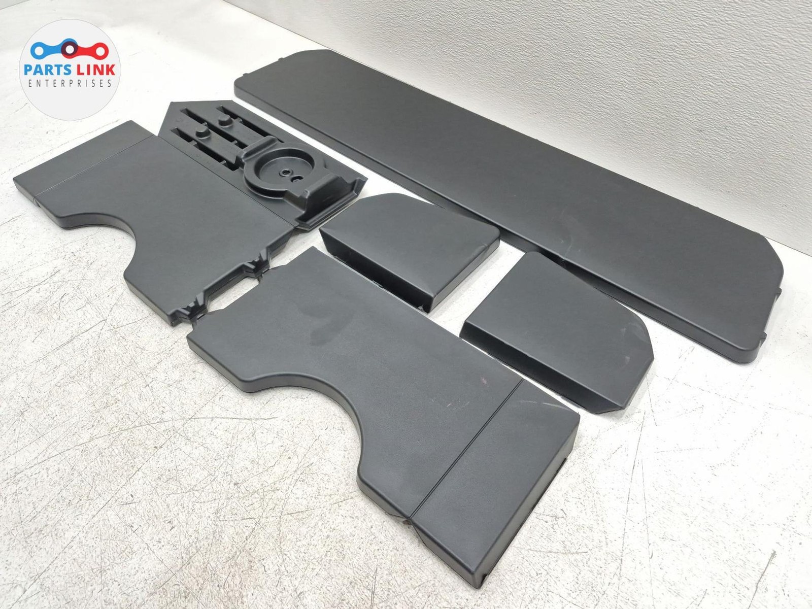 2022-24 RIVIAN R1T REAR BED STORAGE CROSS CAR WALL DIVIDER TRIM PANEL SET