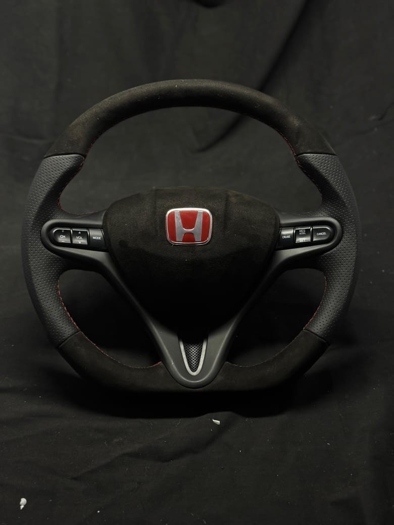 HONDA CIVIC REBORN FD2/FN2 ALCANTARA STEERING WHEEL 2006-2012
