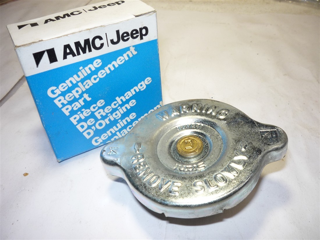68 69 70 71 72 73 74 75 76 AMC Javelin Hornet Gremlin nos AMC radiator cap