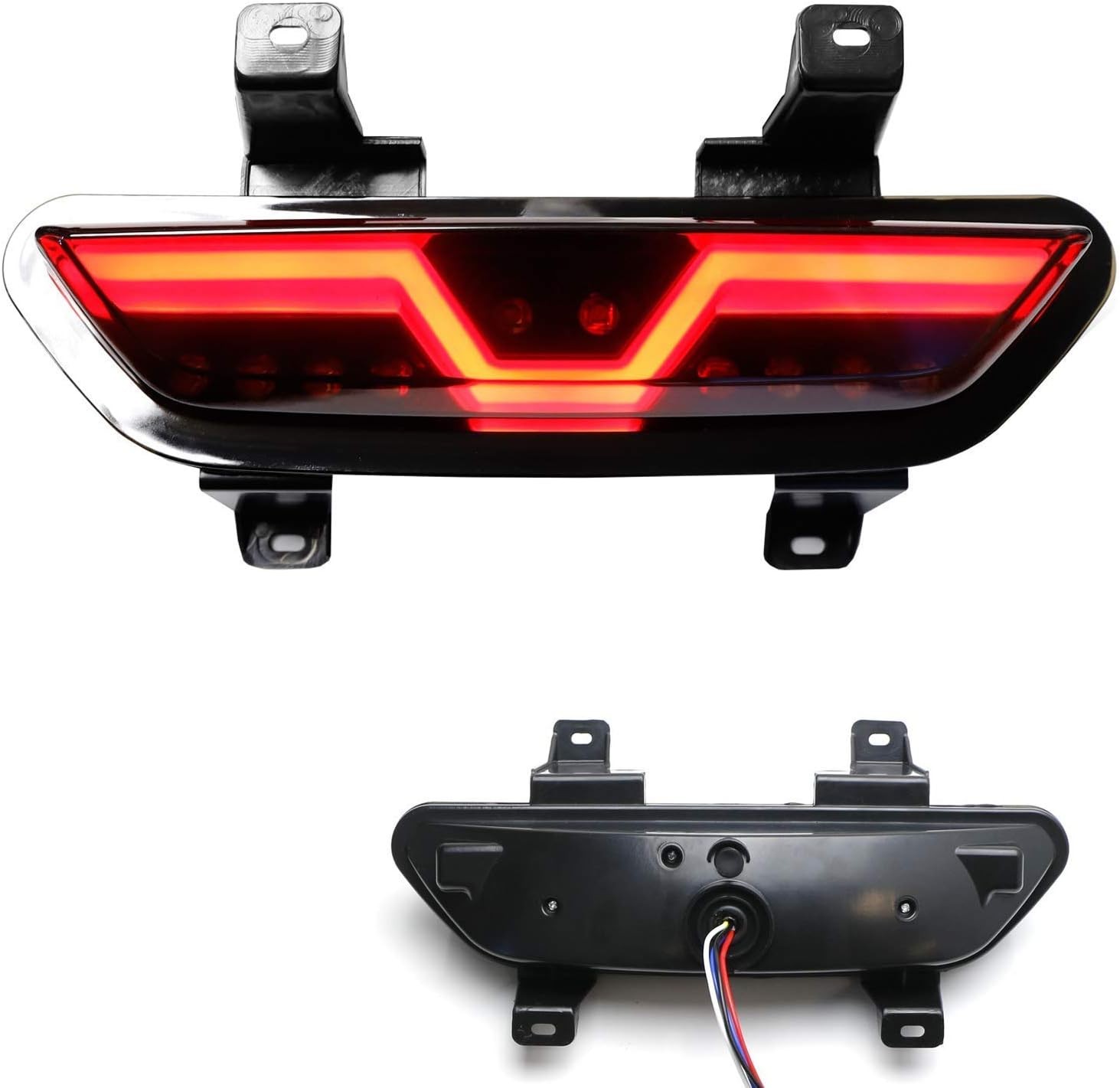F1 Style Strobe LED Reverse Fog Brake Light for 2015-2017 Ford Mustang
