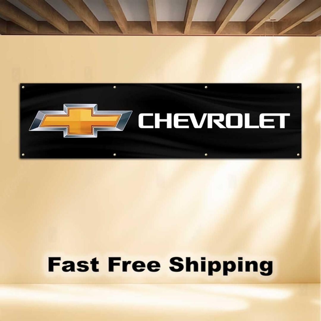 Chevrolet Flag 2'X8' BANNER FLAG Chevrolet Flag 2'X8' BANNER FLAG