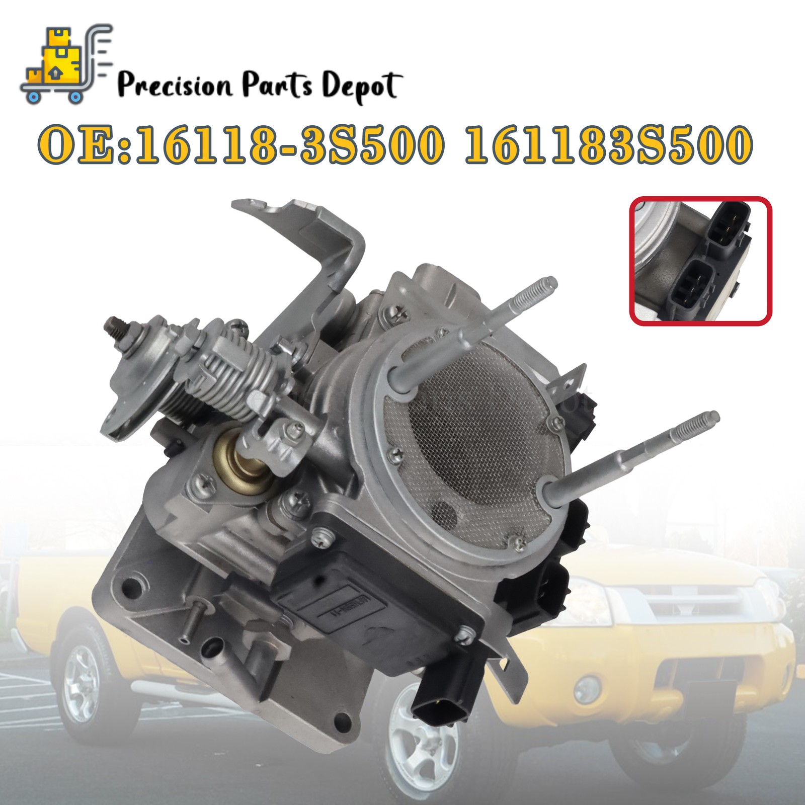 NEW 16118-3S500 161183S500 For 1998-2002 Nissan Frontier 2.4L 3.3L Throttle Body