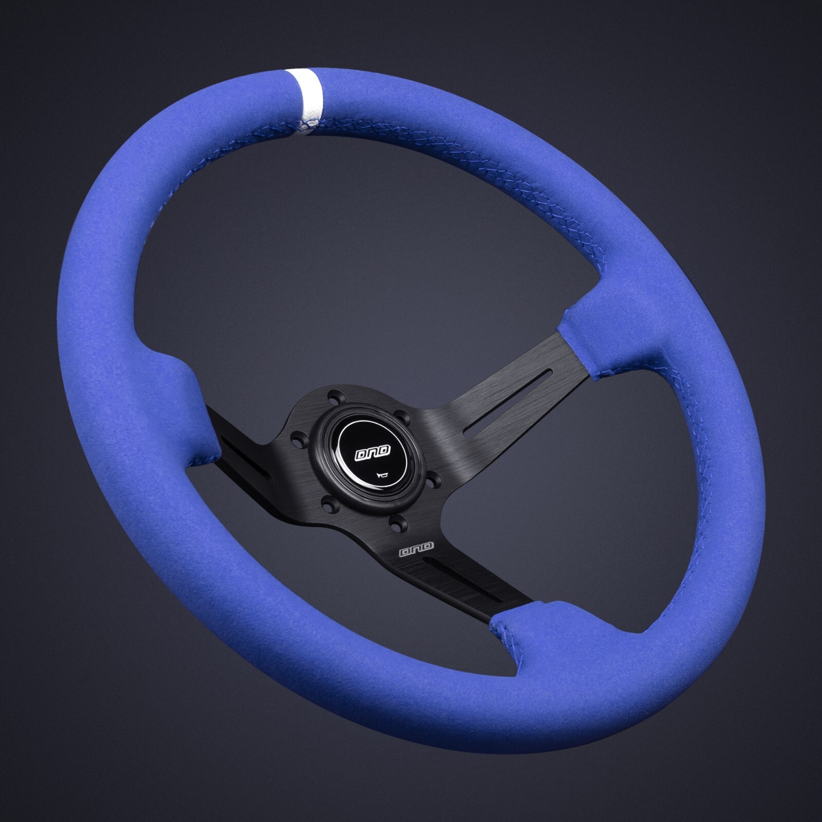 DND Performance Interior Full Color Alcantara Race Wheel 350mm (Blue) DND Performance Interior Full Color Alcantara Race Wheel 350mm (Blue)