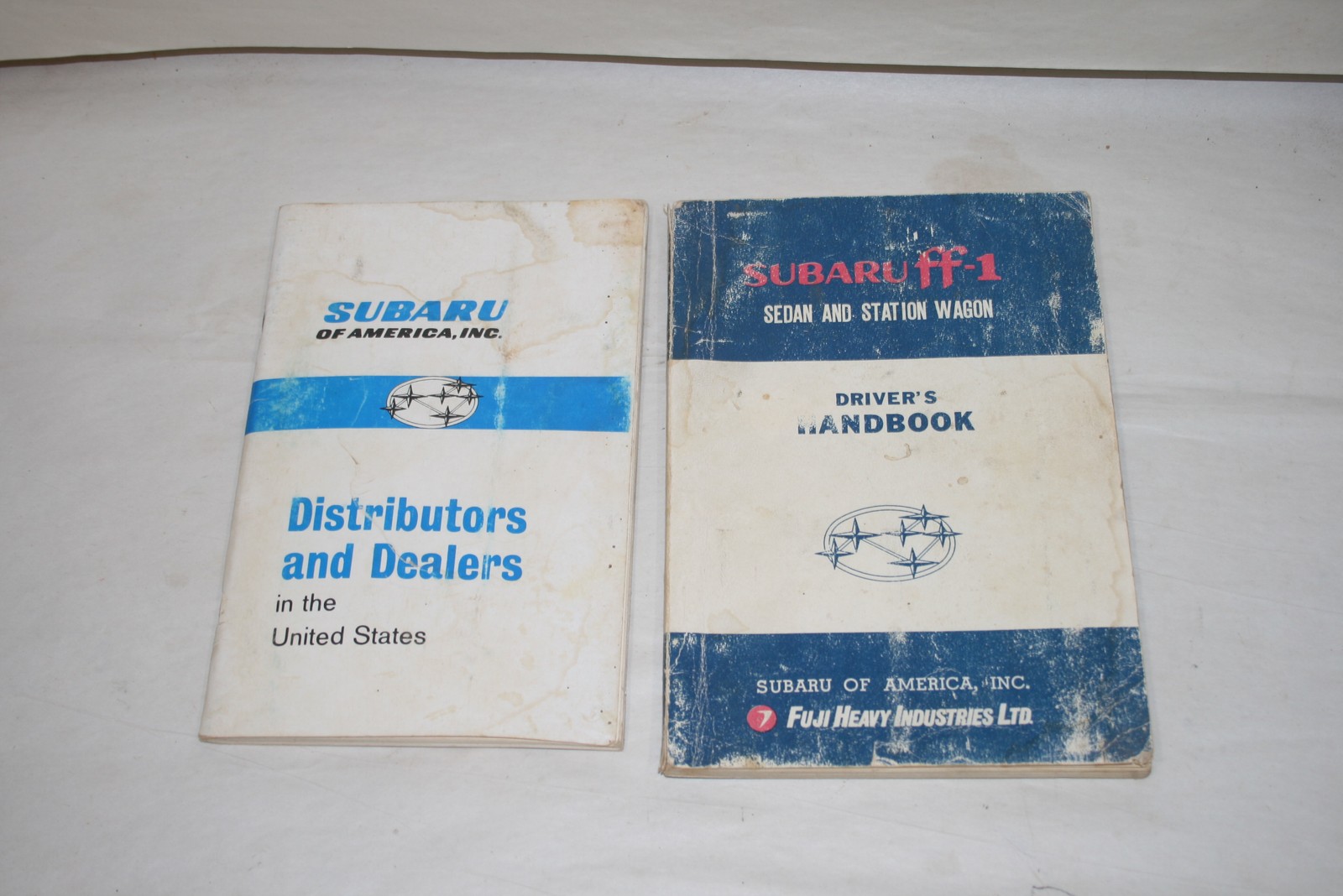 Subaru FF-1 Drivers handbook Manual A14L A43L Subaru FF-1 Drivers handbook Manual A14L A43L