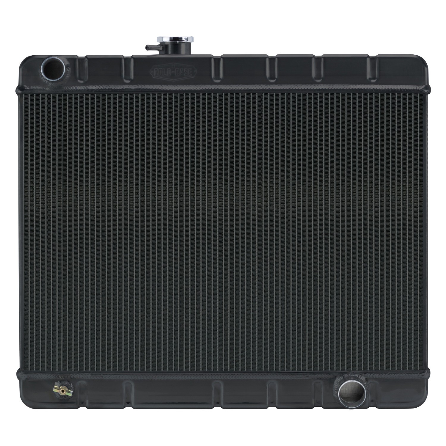 For Pontiac GTO 66-67 Cold Case GPG34B Black Night Rider Engine Coolant Radiator