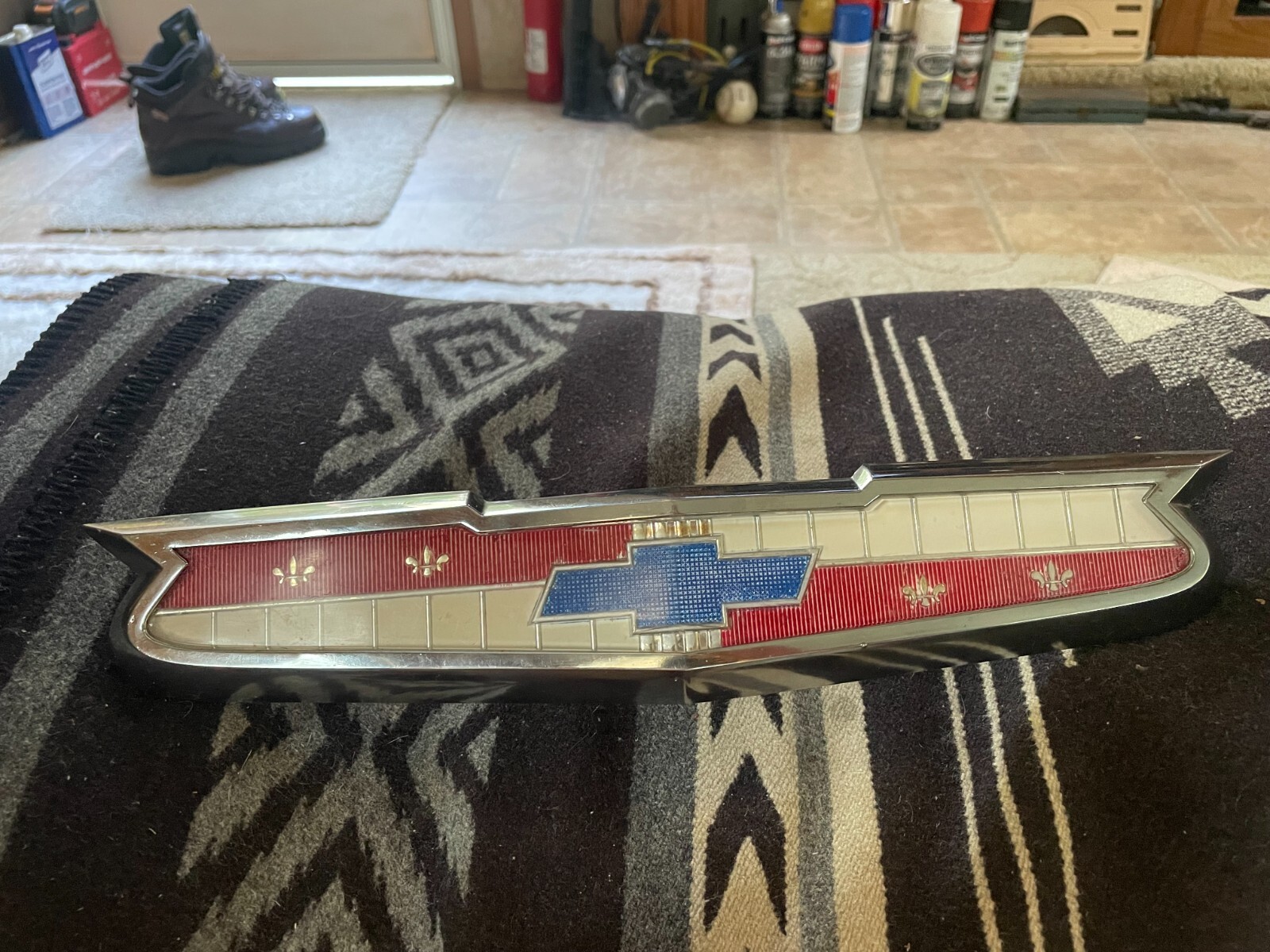 Chevrolet Hood Emblem / 1950s 60s / Original Vintage OEM Chevrolet Hood Emblem / 1950s 60s / Original Vintage OEM