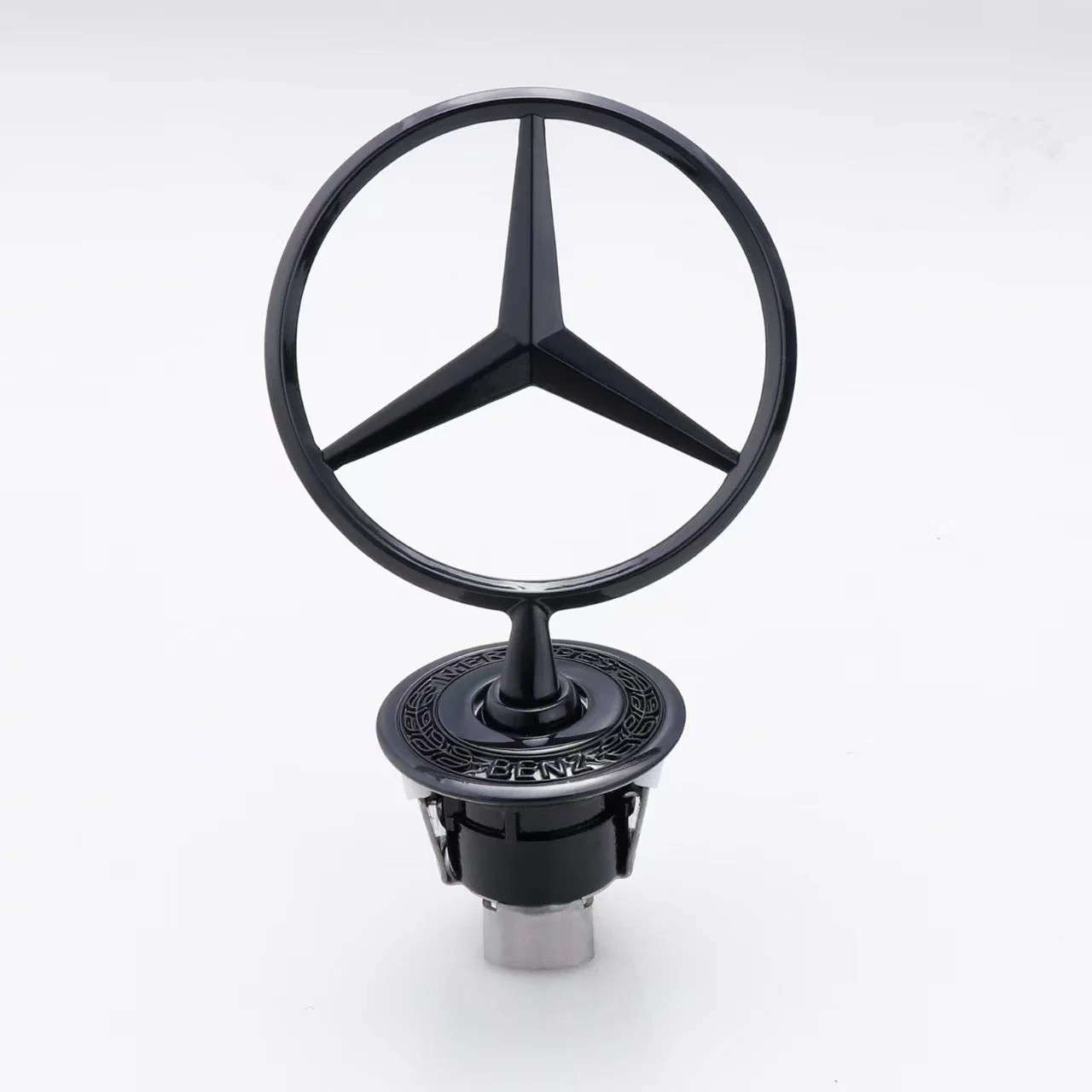 Mercedes-Benz OEM Front Hood Ornament Mounted Star Logo Badge Emblem