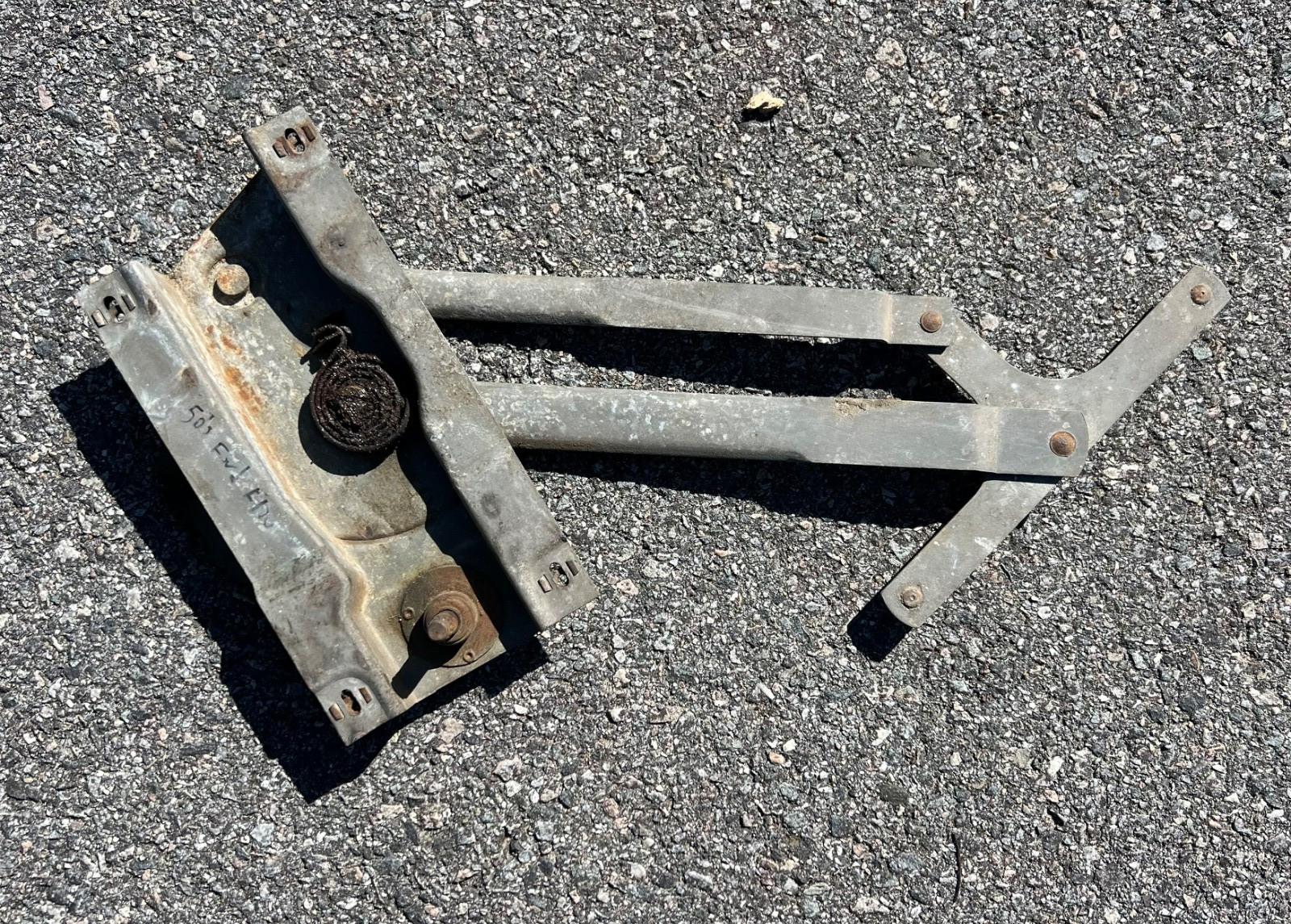 Vintage 1953-1955 Ford F100 Truck Left Drivers Side Manual Window Regulator 