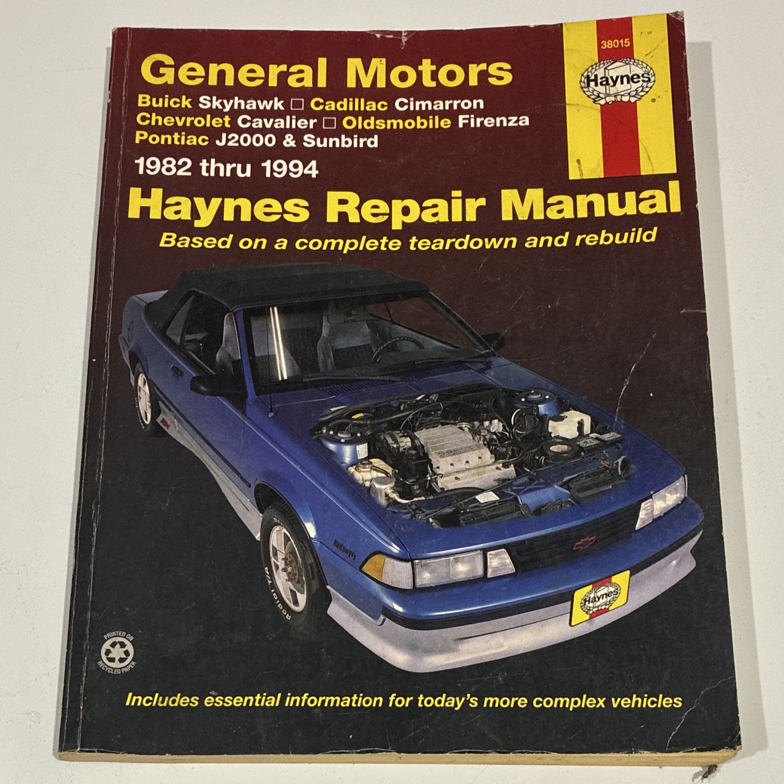 Haynes General Motors 82 1982 Thru 1994