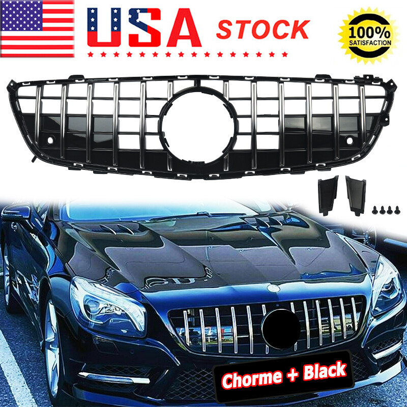 GTR Style FRONT BUMPER GRILLE FOR MERCEDES R231 SL CLASS 2012-2016 Pre-Facelift GTR Style FRONT BUMPER GRILLE FOR MERCEDES R231 SL CLASS 2012-2016 Pre-Facelift