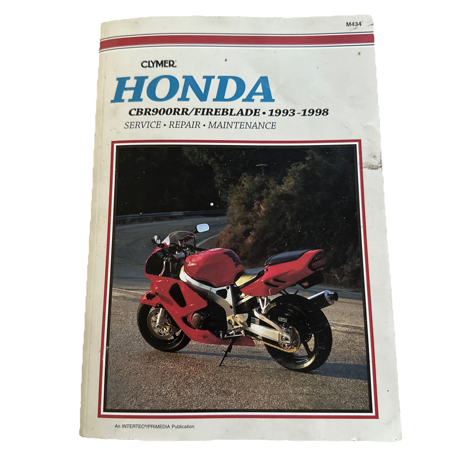 CLYMER MANUAL HONDA CBR900RR 1993-1998 CLYMER MANUAL HONDA CBR900RR 1993-1998
