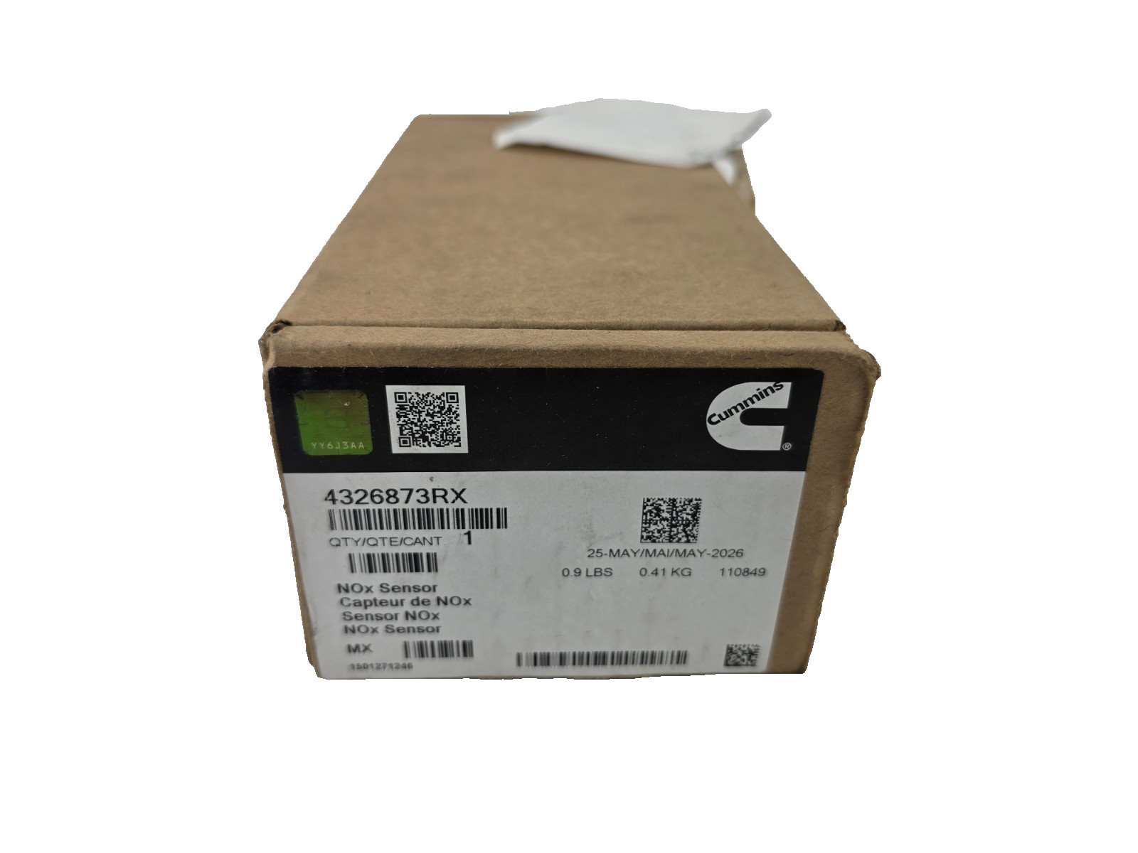 Genuine Reman Cummins NOx Sensor Nitrogen Oxide 4326873RX 4326873