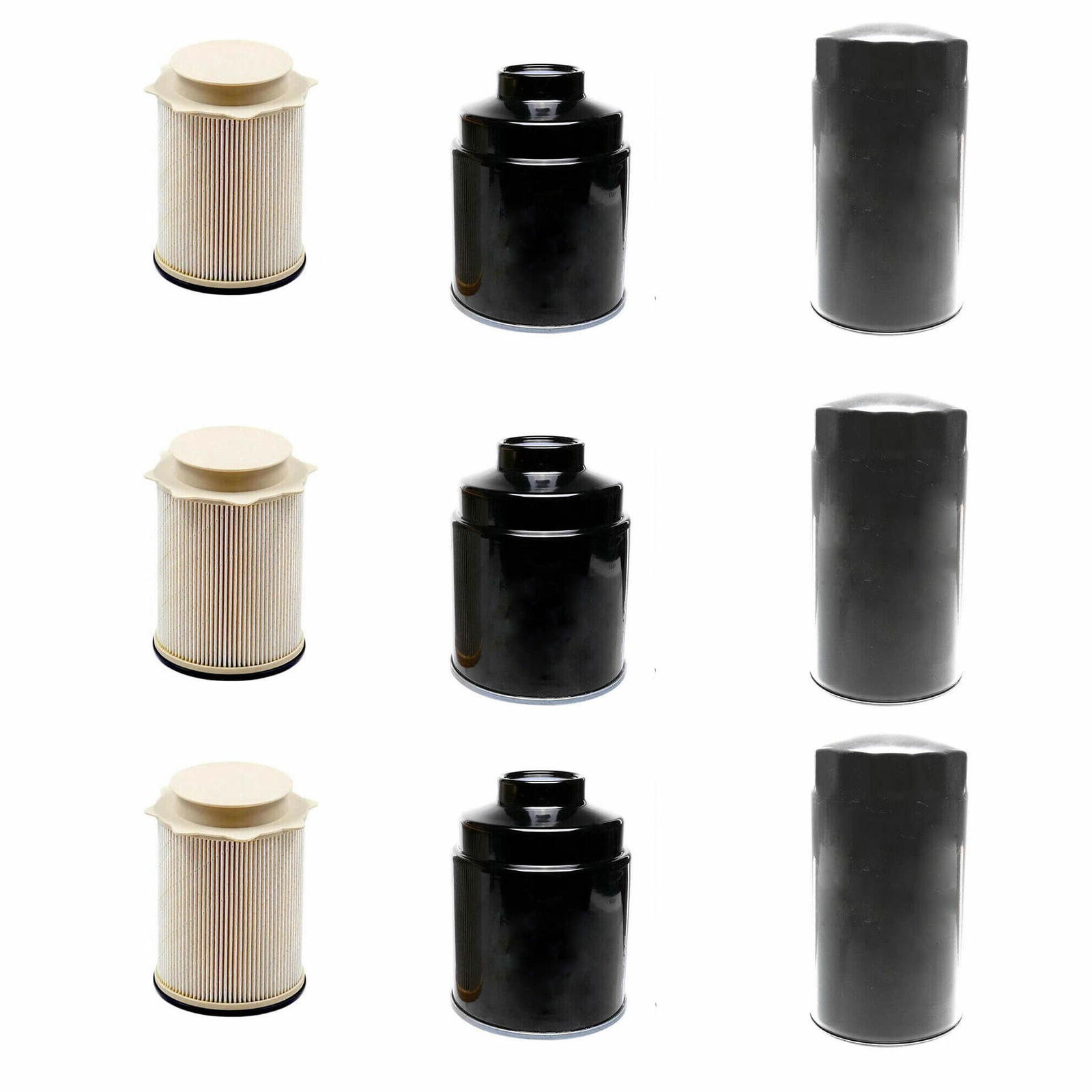 3 Packs For 2013 - 2018 Ram 2500 3500 Cummins Diesel 6.7 Fuel and Oil Filter set