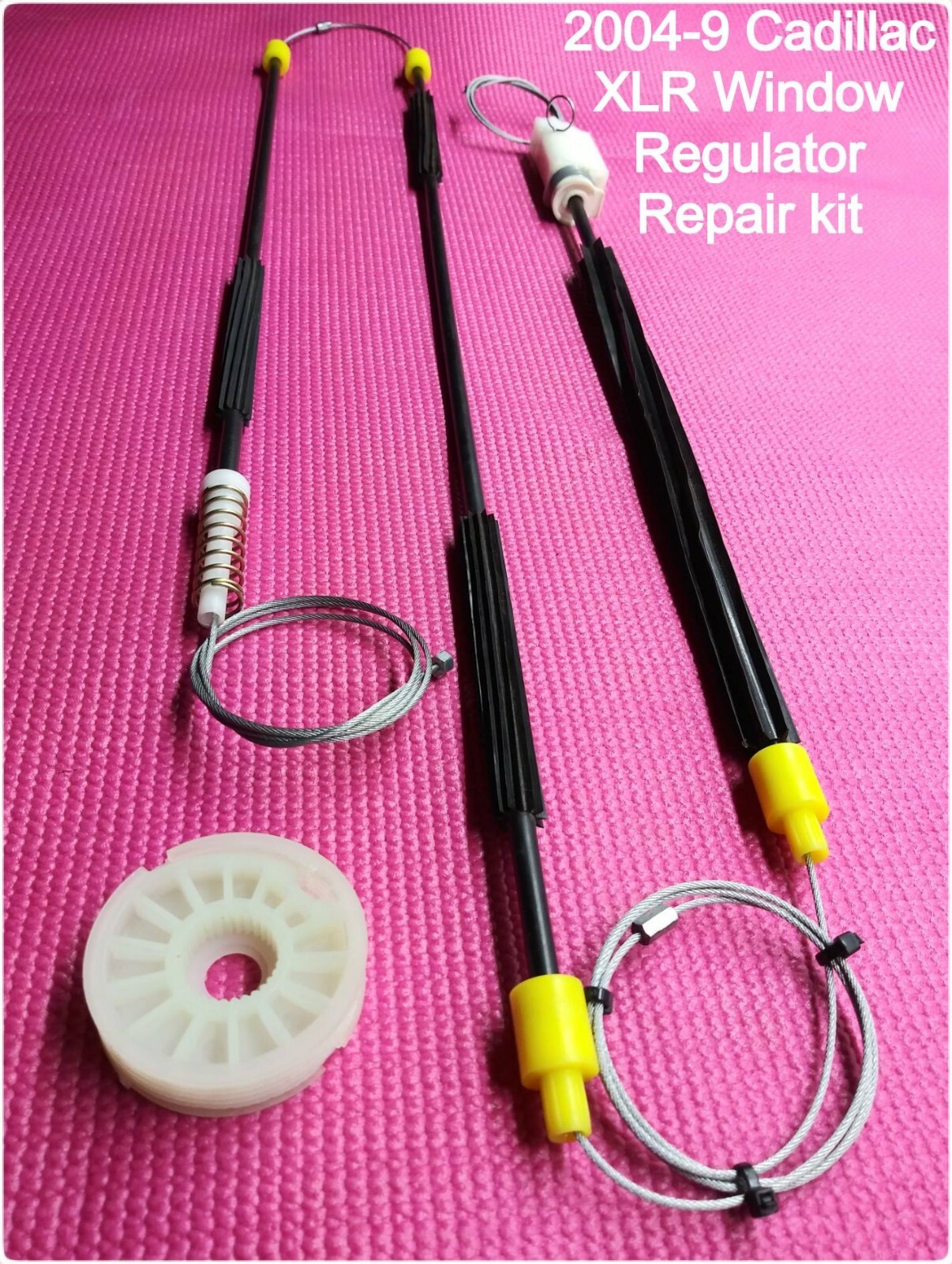 2004-9 Cadillac XLR Window Regulator Repair Kit Fits Front LH 