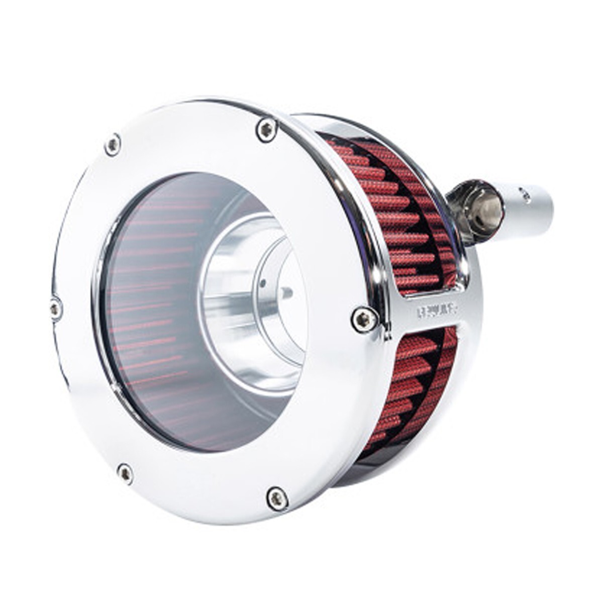 FEULING BA AIR CLEANER KIT - CHROME/CLEAR- HARLEY TWIN CAM - 5448