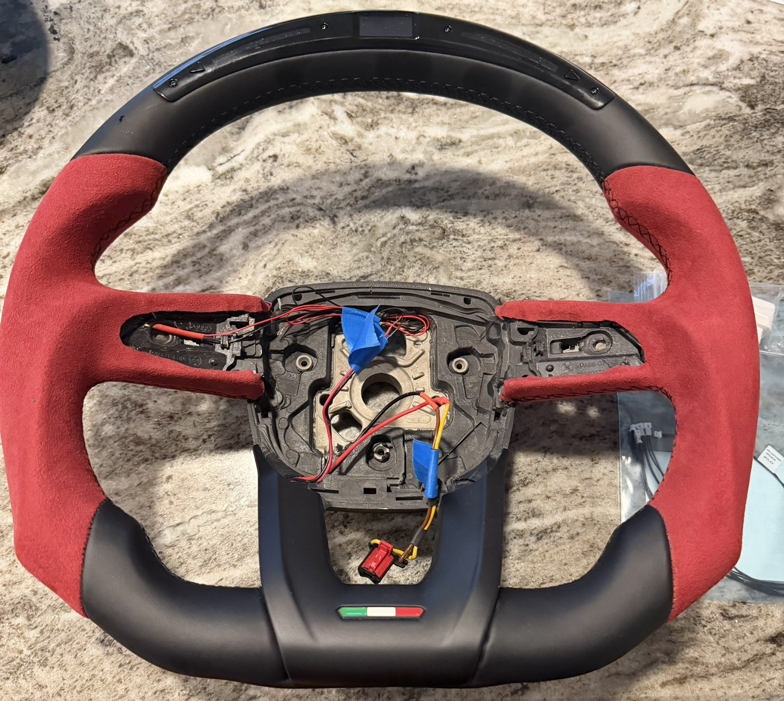2018-2026 Lamborghini Urus Custom Alcantara Steering Wheel w/LED Module 