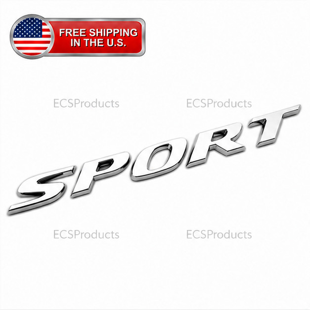 For Honda Civic Sport Rear Trunk Lid Chrome Letter Logo Badge Emblem Nameplate