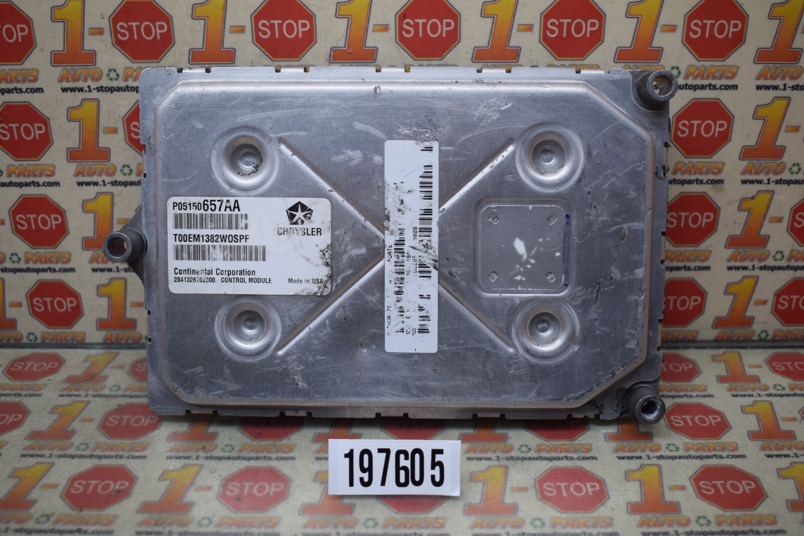 12 2012 DODGE CARAVAN 3.6L ENGINE COMPUTER MODULE ECU ECM 05150657AA OEM
