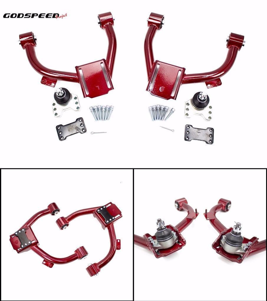 GSP GodSpeed Adjustable Front Upper Camber Control Arms set Accord CG CF 98-02