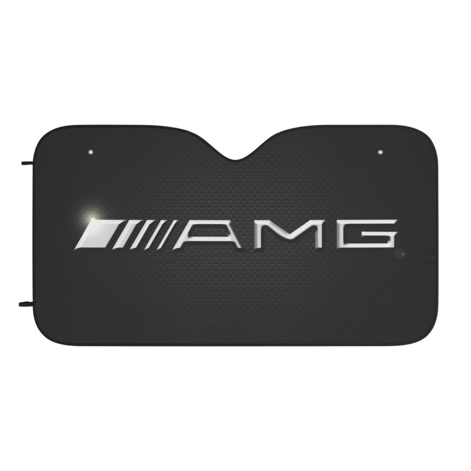 AMG Car Windshield Sun Shade Front Window Foldable UV Block Heat Protector AMG Car Windshield Sun Shade Front Window Foldable UV Block Heat Protector