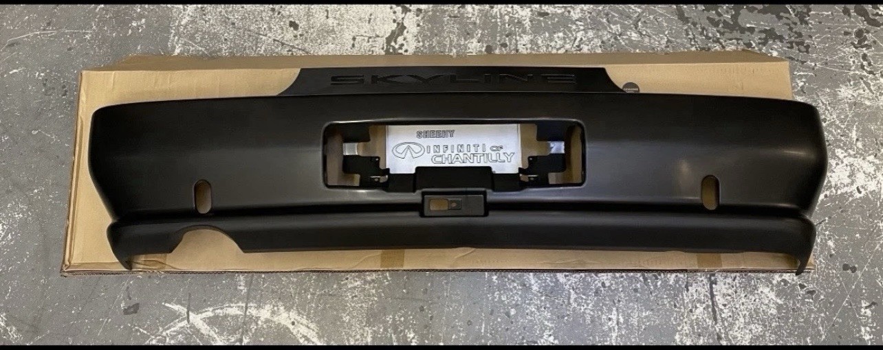 Nissan OEM Rear Bumper Skyline GT-R BNR32 R32 2-Door Coupe Unpainted 85022-04U25