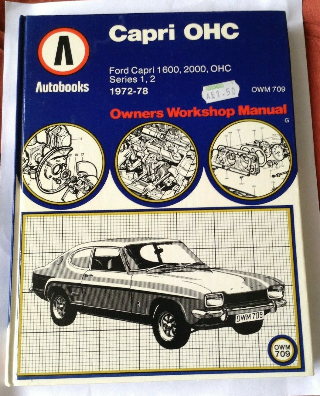 VINTAGE AUTO BOOKS CAPRI OHC MANUAL 1600,2000 SERIES 1,2 1972-78 VINTAGE AUTO BOOKS CAPRI OHC MANUAL 1600,2000 SERIES 1,2 1972-78