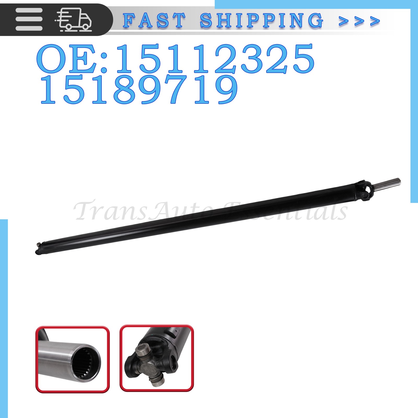 For 04-06 Chevy Silverado GMC Sierra 1500 Rear Drive Shaft 15112325 15189719