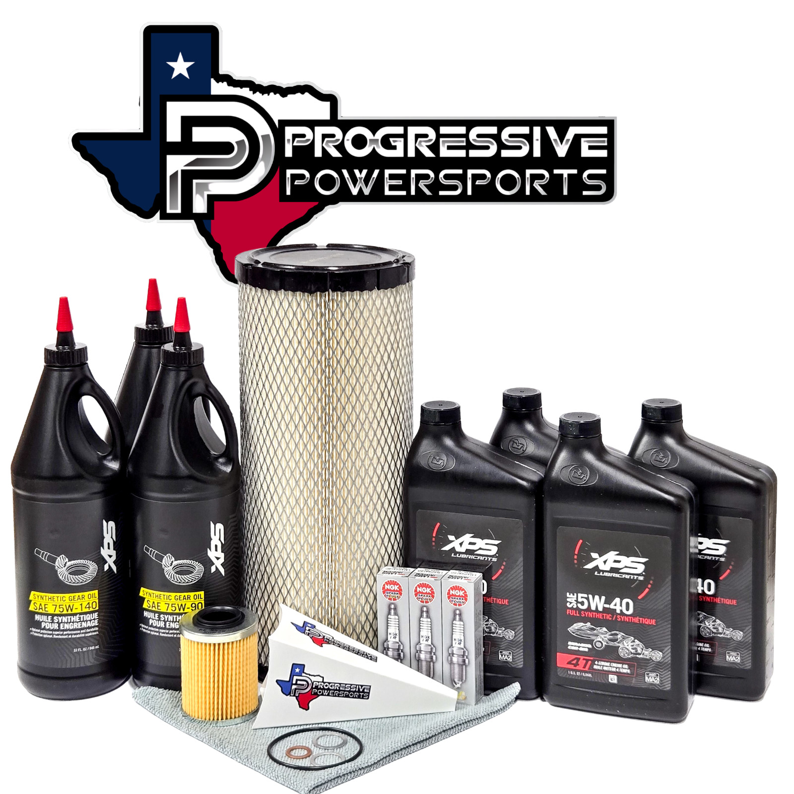 '20-26 Can-am Maverick X3 Oil Change Kit w/ Air Filter and Spark Plugs C07