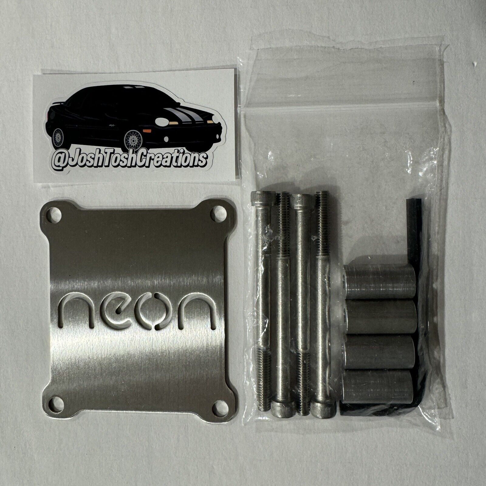 Neon 95-99 Coil Pack Cover - “neon” 304 SS