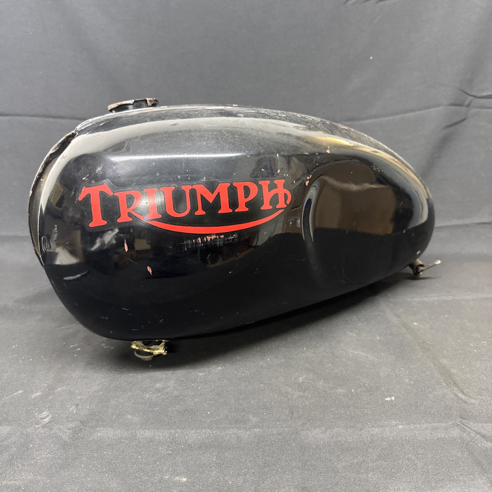 Vintage Triumph Gas Tank - Large Capacity Gas Fuel Tank #0501 Vintage Triumph Gas Tank - Large Capacity Gas Fuel Tank #0501
