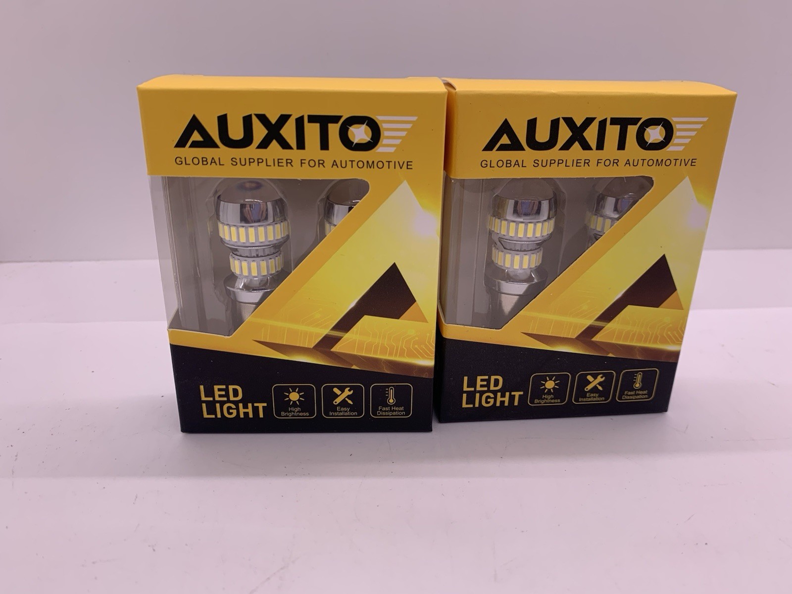 2 PACK AUXITO 1156 P21W 7506 Backup Reverse Light White LED Bulb 2 PACK AUXITO 1156 P21W 7506 Backup Reverse Light White LED Bulb