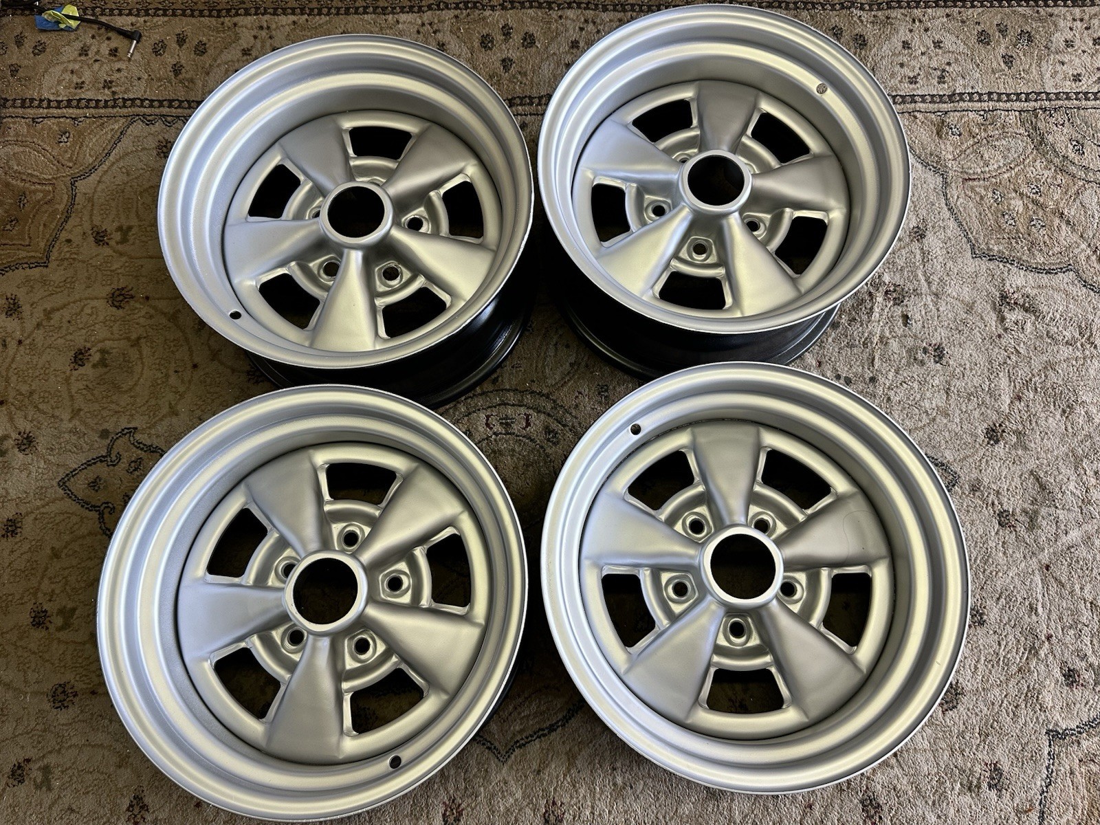 (4)  15x7 REPRODUCTION 5 SPOKE CHEVROLET CAMARO Z28 SS RALLY STYLE WHEELS