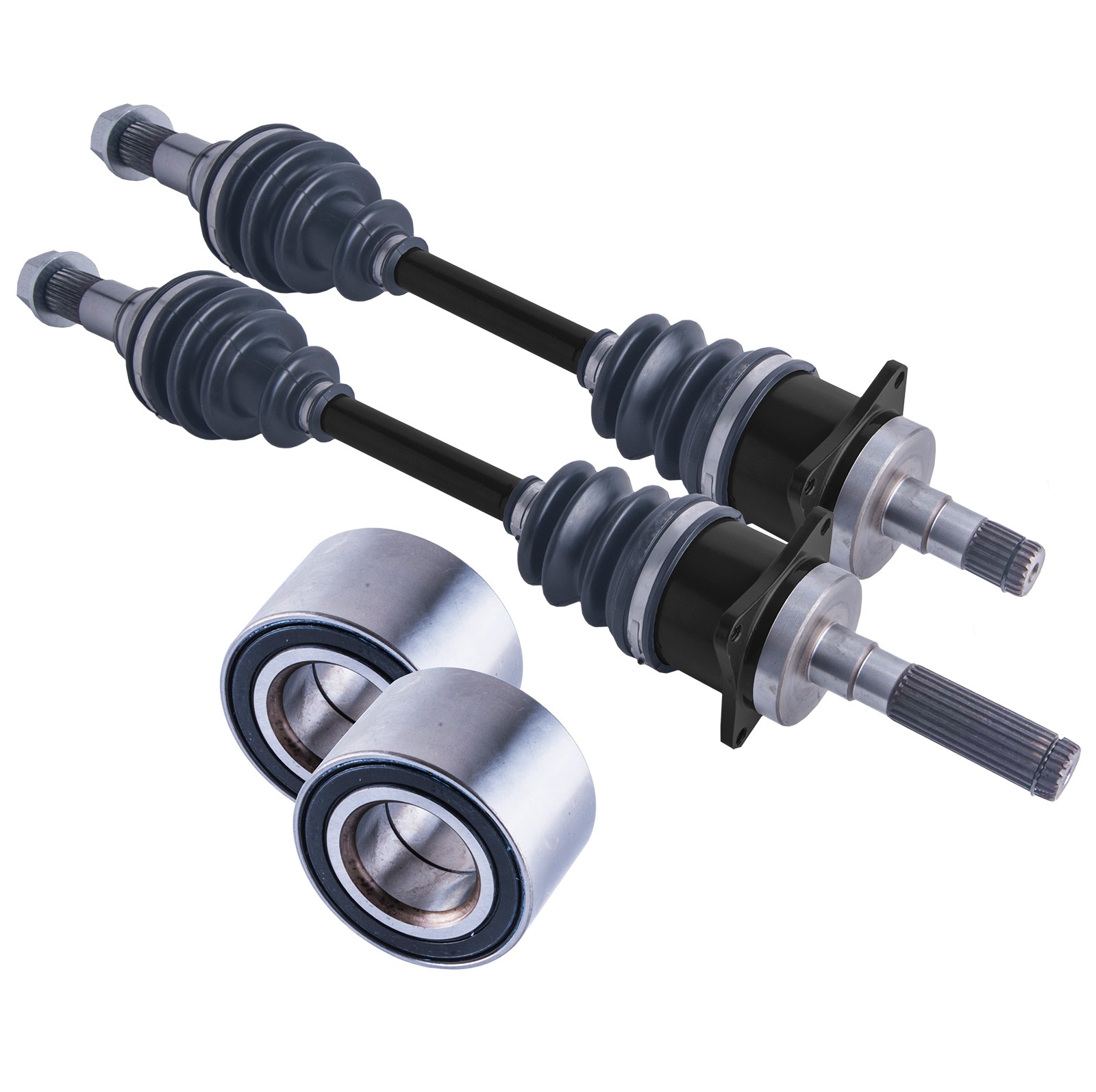 Can Am Outlander front cv axles & wheel bearings set 400 500 2006 - 2015 Can Am Outlander front cv axles & wheel bearings set 400 500 2006 - 2015