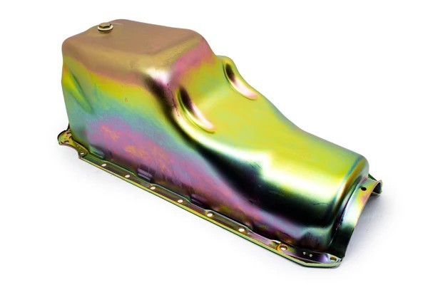 6 Quart Oil Pan Zinc Steel for 66-90 Chevy Truck Big Block 396 402 427 454