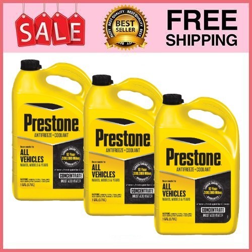 3 Pack Prestone Universal Antifreeze And Coolant AF2000 1 Gal Concentrate Pk 3 Pack Prestone Universal Antifreeze And Coolant AF2000 1 Gal Concentrate Pk