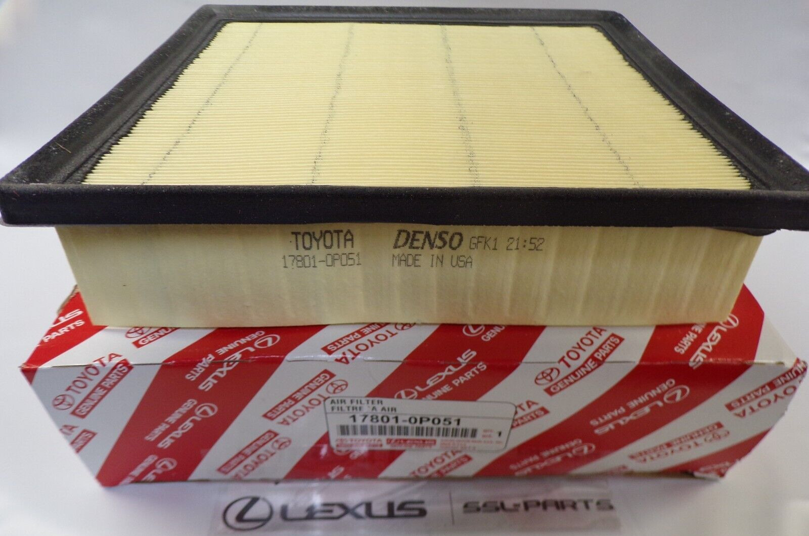 Lexus ES350 (2013-2018) Genuine OEM FACTORY ENGINE AIR FILTER 17801-0P051 Lexus ES350 (2013-2018) Genuine OEM FACTORY ENGINE AIR FILTER 17801-0P051